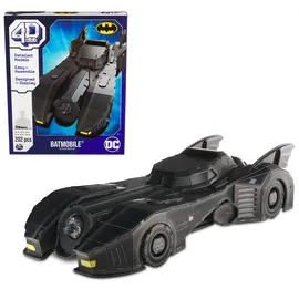 Spin Master 4D Build - Batmobile - detailreicher 3D-Modellbausatz aus hochwertigem Karton, 202 Teile, für Batman Fans ab 12 Jahren