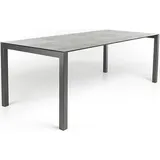 Esstisch bert plantagie PEDRO (BHT 180x100x77 cm) - grau - BHT 180x100x77 cm