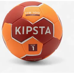 Handball Größe 1 - HB100 Light orange fluoreszierendes Pastellorange|terrakottaorange|burgunderrot 1