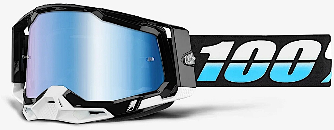 100% Racecraft II Arkana Motocross-Brille, schwarz-weiss