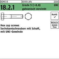 Industrial Quality Supplies Sechskantschraube UNC 3/8 x 1,5 Zoll 100 Stück