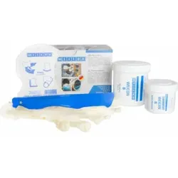 WEICON B, stahlgefülltes Epoxidharz-System für Reparatur und Formgebung, 200 g, dunkelgrau