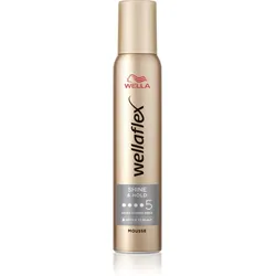 Wella Wellaflex Shine & Hold Schaumfestiger für höheren Glanz 200 ml