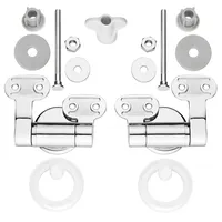 CORNAT TEC364980 Befestigungssatz WC-Sitz Art of Acryl, mit Absenkautomatik,