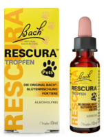 BACHBLÜTEN Original Rescura Pets Tro.alk.frei vet. 10 ml