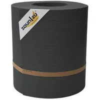 zaunzu® Sichtschutzstreifen Rille Maxi 26 m x 24 cm Anthrazit