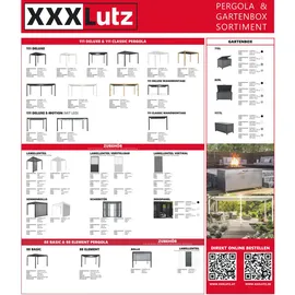 XXXLutz PERGOLA-SEITENTEIL 80/88 LOUVER WALL Anthrazit, 93