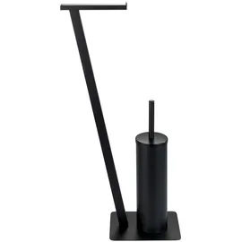 Wenko WC-Garnitur Lirio Schwarz