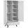 petits-meubles SCHRANK 2 Türen Mid Weiß und Holz