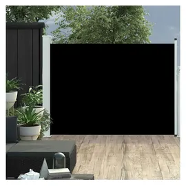 vidaXL Seitenmarkise 120 x 500 cm Schwarz Polyester