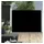 vidaXL Seitenmarkise 120 x 500 cm Schwarz Polyester