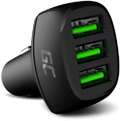 In-Car Charger PowerRide 54W Auto-Ladegerät (3x USB, 18W USB-A, mit Ultra Charge-Schnellladetechnologie, bis zu 3,5-mal schneller)