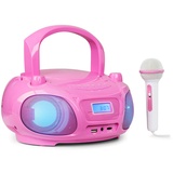 Auna Roadie Sing CD Boombox pink