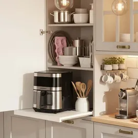 Berdsen Heißluftfritteuse XXL 9,1L Silber
