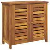 vidaXL Garten-Schrank Braun 78 x 36.5 x 78cm Massivholz Akazie