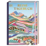 DK Reisetagebuch: Urlaubs-Tagebuch zum Ausfüllen und Selbstgestalten mit Platz für 10 Reisen. Hochwertig ausgestattet mit Lesebändchen, Einstecktasche, Gummiband & Goldfolie.