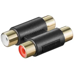 goobay Adapter 2xCinch Kupplung>2xCinch Kupplung
