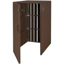 MCW Mülltonnenverkleidung J28 115 x 77 x 97 cm braun