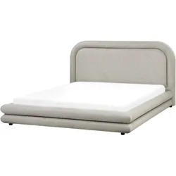 Wasserbett Kunstleinen LAVARDENS 160 x 200 cm Taupe