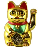 Freak Scene Superfreak Glückskatze - Maneki-Neko - Winkekatze - 20 cm - Gold