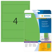 Herma Ordneretiketten 5099 Grün 61,0 x 192,0 mm 20 Blatt
