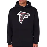 New Era Atlanta Falcons Logo Hoody Schwarz Kapuzenpullover - L