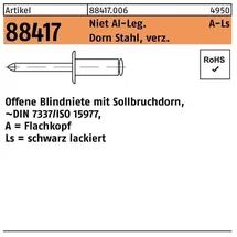 F. REYHER Nchfg. GmbH & Co. KG Blindniete 5 x 12 mm 500 Stück