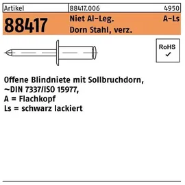 F. REYHER Nchfg. GmbH & Co. KG Blindniete 5 x 12 mm 500 Stück