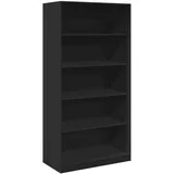 vidaXL Kleiderschrank Schwarz 100x50x200 cm Holzwerkstoff Modell 3