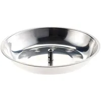 Rosenstein & Söhne Grillschale Ø 30 cm Edelstahl silber