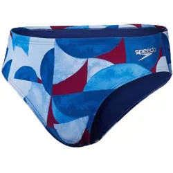 Speedo Allover Brief Herren Digital vêtement running homme - Bleu - 38