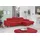 Cotta Ecksofa "Komaris L-Form, B: 244 cm", rot, B:244cm H:72cm T:166cm, Microfaser PRIMABELLE (100% Polyester);Kunstleder SOFTLUX(100%Polyurethan);Feinstruktur (100% Polyester);Kunstleder SOFTLUX/Struktur (100%Polyurethan, 90%Polyester, 10% Polyacryl), Sofas,