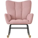 ML-Design Schaukelstuhl Sessel Schaukelsessel Wohnzimmersessel Relaxsessel Polstersessel