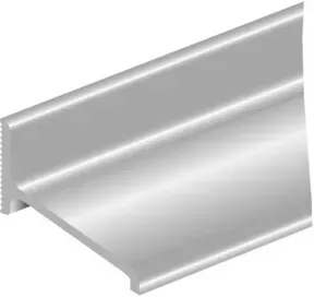 ELLEN Wasserschenkel ALD-A z. schr. Alu silber L2000, Sh. 21, Ausl. 35