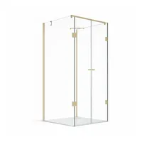 Buylando Emma U-Form Duschkabine 90 x 195 cm Weiß