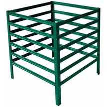 shelfplaza HOME 100x110x120 cm Komposter in garten grün mit 1320 Liter Volumen