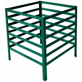 shelfplaza HOME 100x110x120 cm Komposter in garten grün mit 1320 Liter Volumen