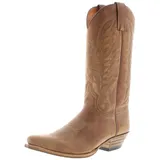Sendra Boots Unisex Cowboy Stiefel 2073 PICO Lederstiefel Westernstiefel Braun 42 EU - 42 EU