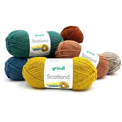 gründl Wolle Scotland Garn-Set