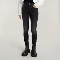 G-Star RAW Damen 3301 High Skinny Jeans - Schwarz - 28