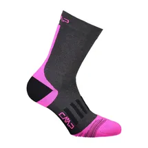 CMP Trekking Sock Mid Microlon Wmn, Asphalt-Gloss, 39/42
