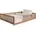 Kids Collective Jugendbett Bodenbett 140 x 200 cm Kiefer massiv braun Zimt