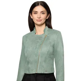 Betty & Co Jackenblazer BETTY & CO "Damen mit Stehkragen", Damen, Gr. 44, mintgrün, Obermaterial: 95% Polyester, 5% Elasthan. Futter: 100% Polyester, tailliert kurz, Blazer, Material