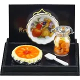 REUTTER 001.416/5 - Pfirsich Tarte, Miniatur im Maßstab 1:12