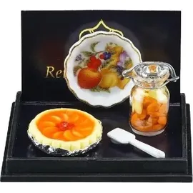 REUTTER 001.416/5 - Pfirsich Tarte, Miniatur im Maßstab 1:12