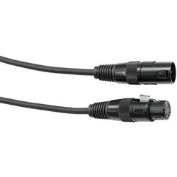 EUROLITE DMX Kabel XLR 5pol 3m sw