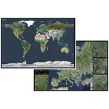 Stiefel Welt Satellitenbild / Europa Satellitenbild Schreibunterlage