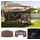 Vevor Pop-up-Pavillon 4,57x4,57m Braun