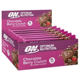 Optimum Nutrition Chocolate Bar - 12x55g - Berry Crunch