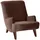 58 aufm Kessel Sessel Kajsa Samtvelours 101 x 80 x 71 cm Braun